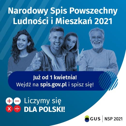 narodowy spis powszechny 2021 plakat