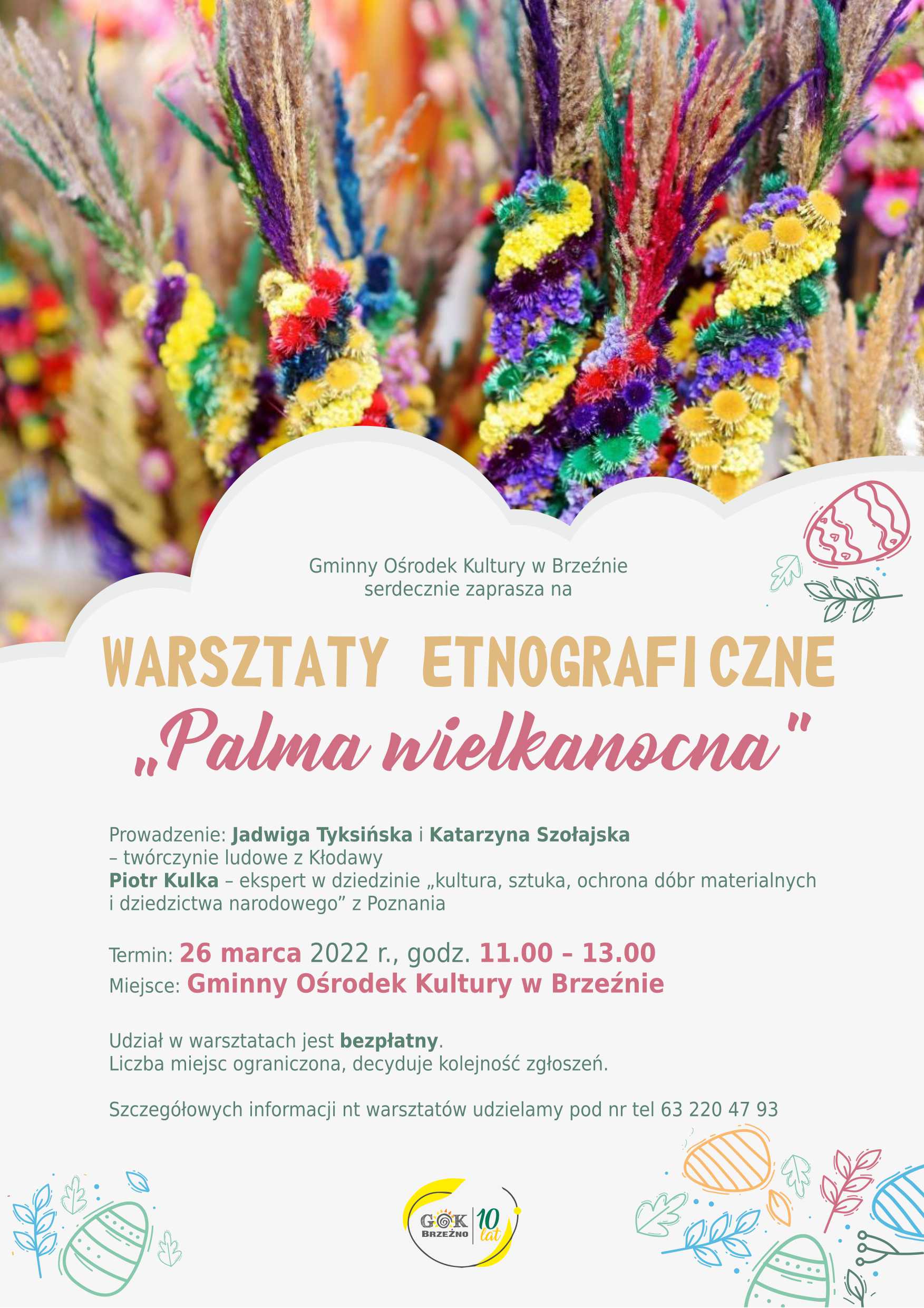 Plakat reklamujący warsztaty etnograficzne