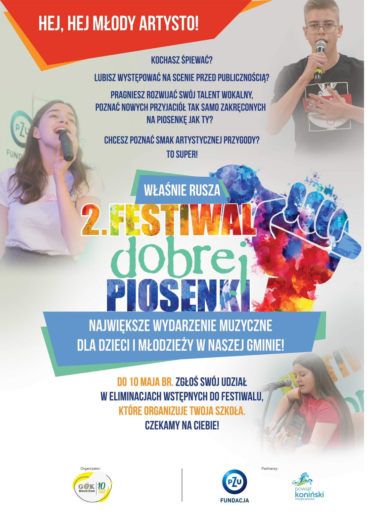 Plakat reklamujący festiwal