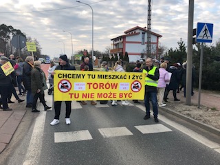 Blokada Drogi Krajowej 92 w Brzeźnie